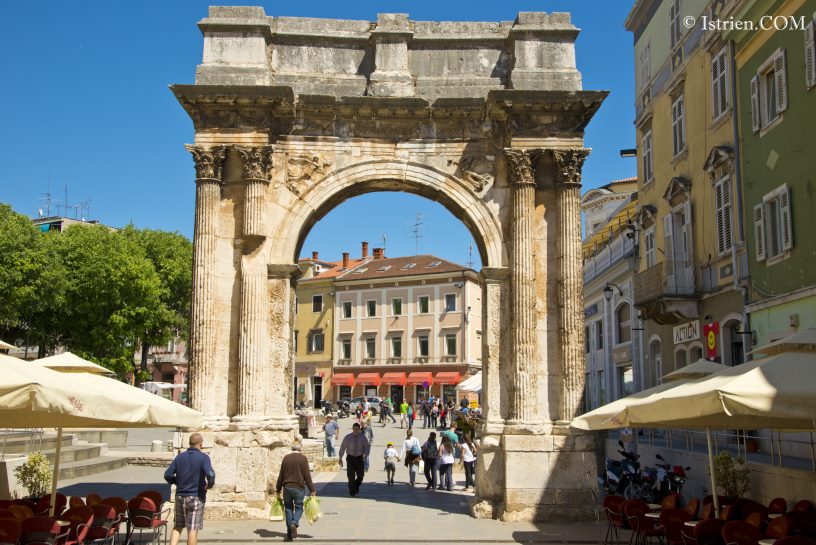 Triumphbogen in Pula - Istrien - Kroatien