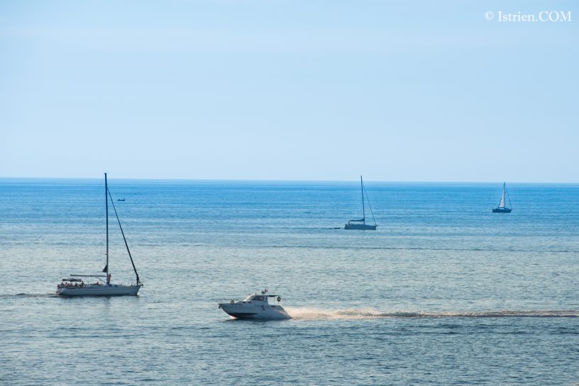 Vrsar, Boote am Meer - Istrien - Kroatien