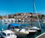 Hafen mit Orstansicht - Panorama Vrsar - Istrien - Kroatien