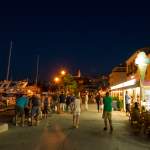 Vrsar Abend an der Uferpromenade - Istrien - Kroatien