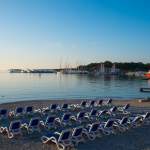 Strand und Hafen am Abend - Vrsar in Istrien - Kroatien