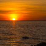 Istrien - Meerblick mit Sonnenuntergang