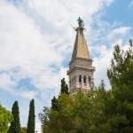 Blick zum Kirchturm von St. Euphemia - Rovinj